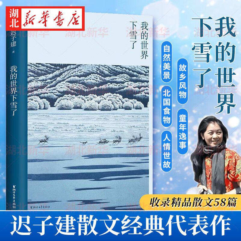 正版图书 我的世界下雪了 迟子建散文系列 新版 中国现当代随笔传记名家经典散文集作品选集 青少年课外阅读精选文学 湖北新华书店旗舰店