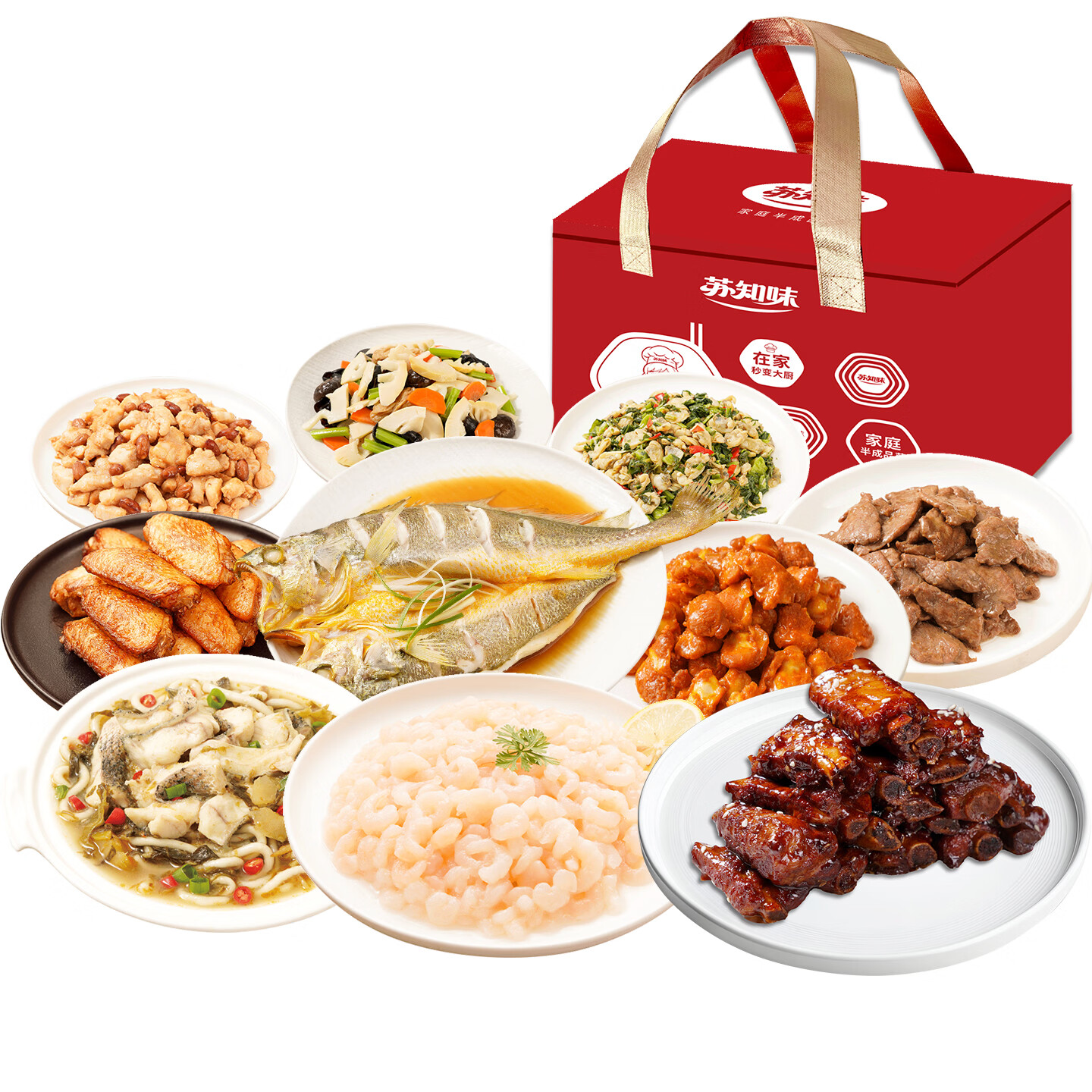 苏知味(SUZHIWEI)【10道菜】苏知味方便菜年夜饭套餐礼盒私房菜肴半成品速冻家宴礼
