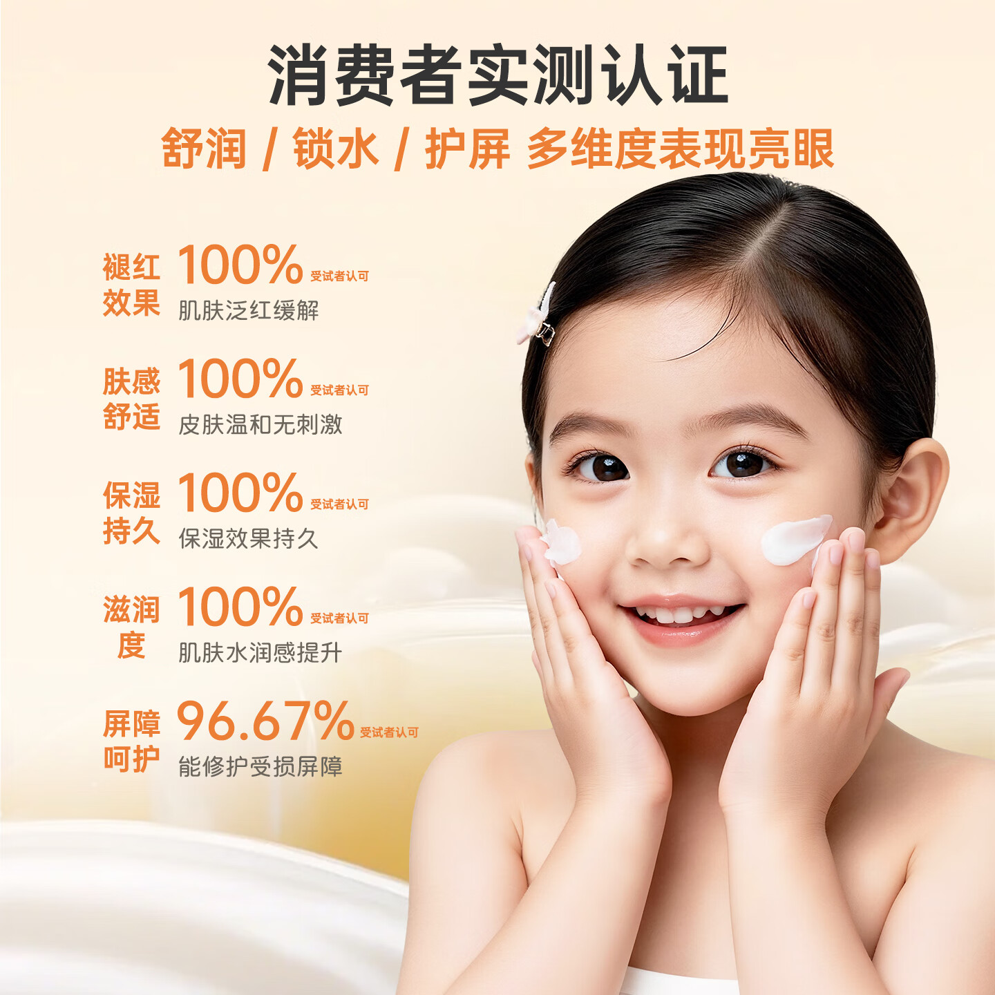 水萌宝芦荟暖暖霜儿童面霜 婴儿面霜保湿滋润补水润肤乳 新生儿润肤霜 【保湿修护】芦荟暖暖霜50g