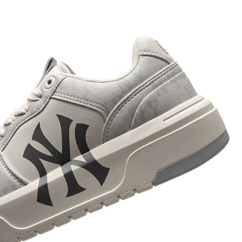 MLB美职棒MLB板鞋男女同款新款厚底小白鞋百搭休闲运动鞋 灰色/50GRS 45