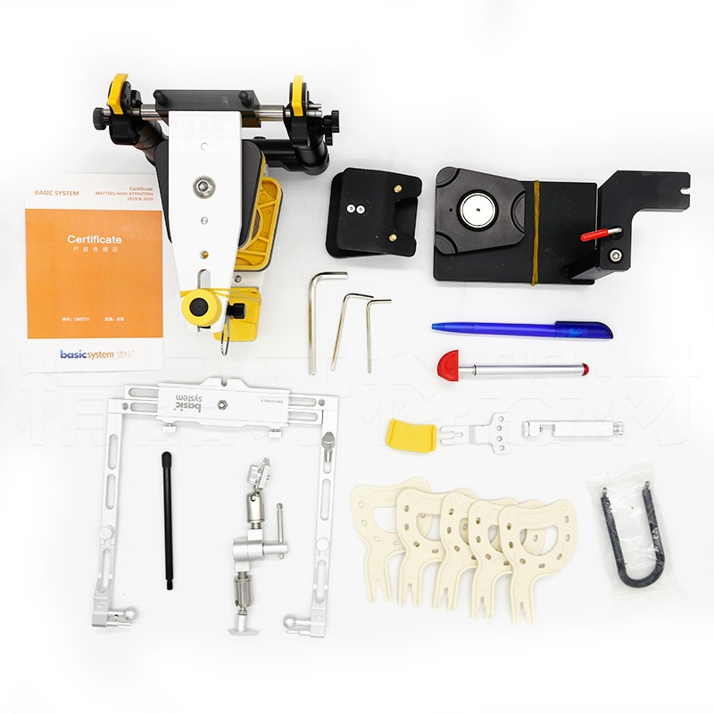 健康basic半可调式咬合架牙科面弓转移台排牙 颌架套装 半可调颌架