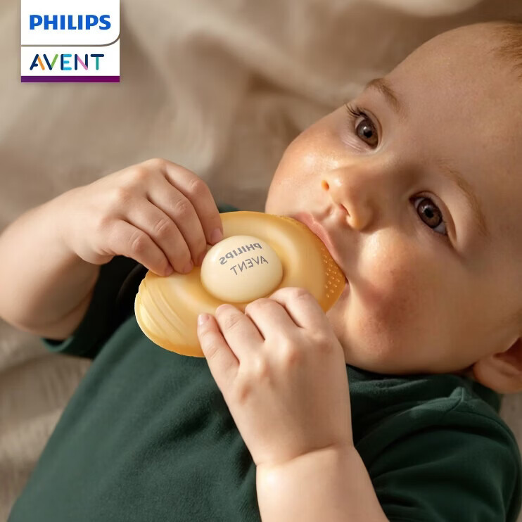 新安怡飞利浦云朵精灵摇铃牙胶婴儿口欲期磨牙安抚牙胶防吃手咬咬乐玩具 云朵精灵摇铃牙胶（赠收纳盒） 1只装