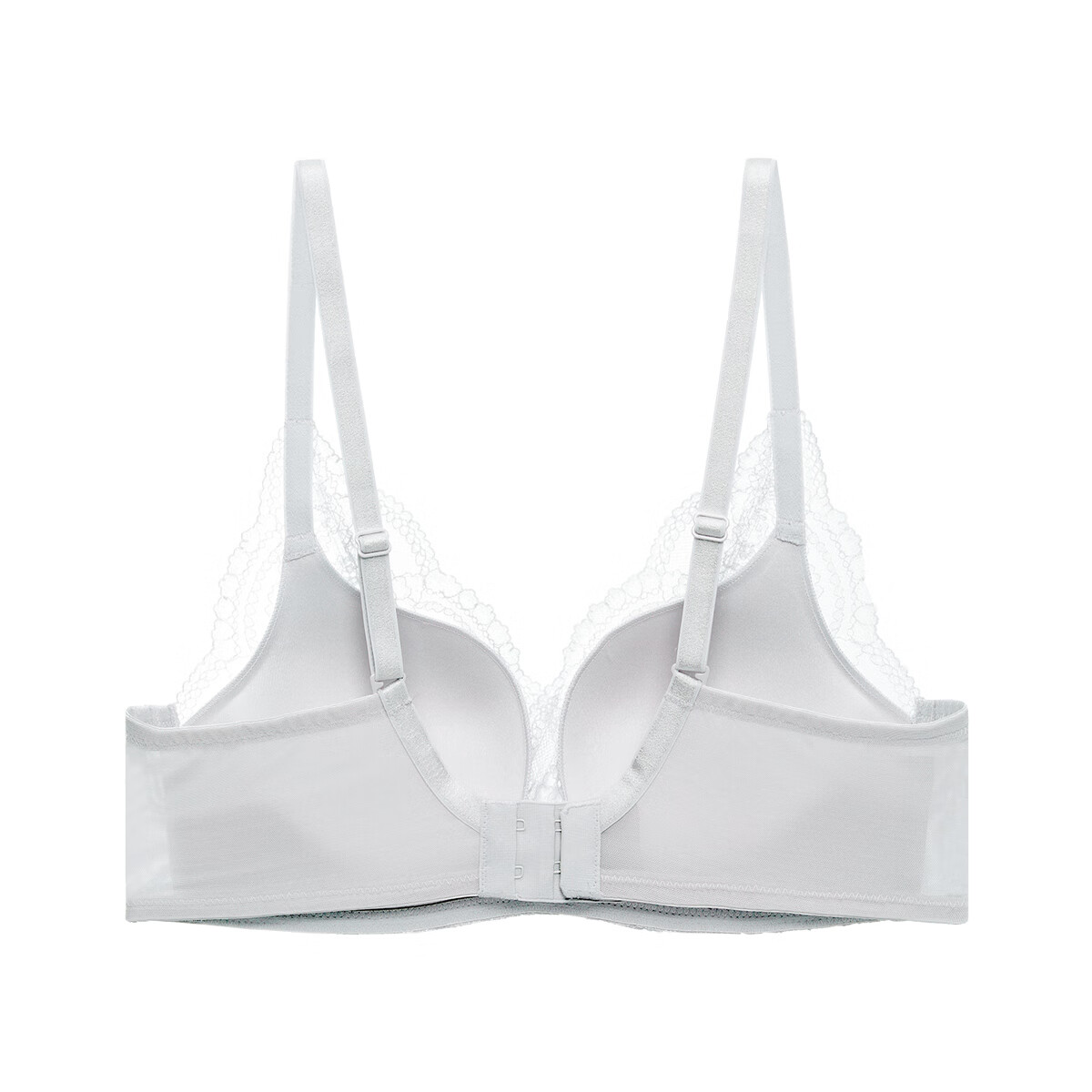 安莉芳【花园蕾丝舒挺杯】上薄下厚小胸聚拢内衣无钢圈显大文胸节日礼物 雨后朝雾 LGY 文胸 75B