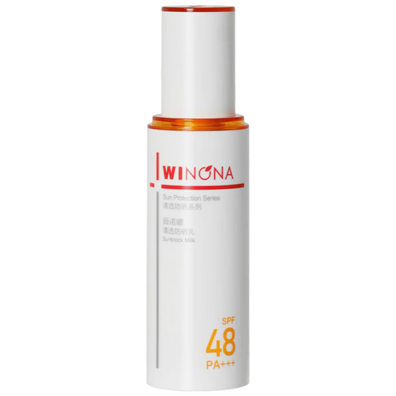 薇诺娜（WINONA）清透防晒乳SPF48PA+++敏感肌隔离清爽清透防晒霜50g礼物520礼物