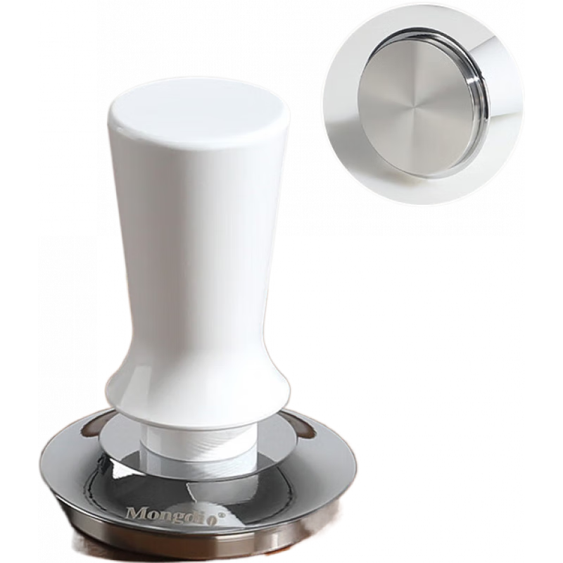Mongdio布粉器咖啡壓粉座壓粉器渣桶咖啡器具收納套裝咖啡機配件 51mm彈力壓粉錘