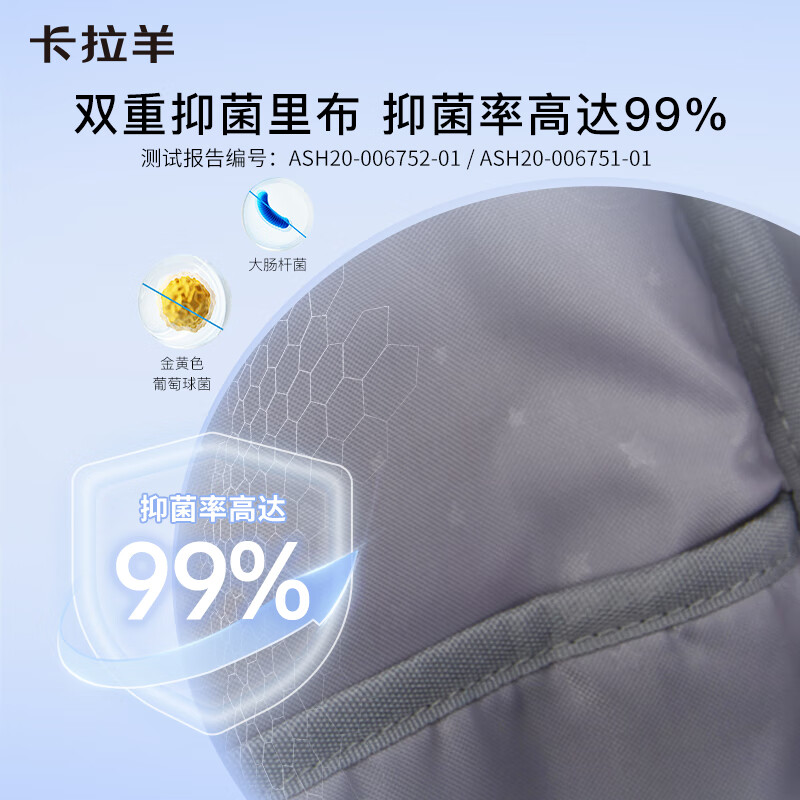 卡拉羊（KALA·Y）书包小学生1-3-6年级游学减负超轻儿童出游户外双肩背包 小号-薰衣草紫爱丽丝【身高135cm以下】