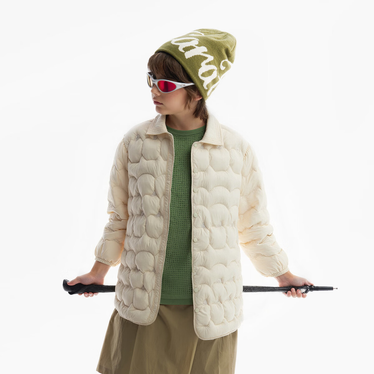 马骑顿【三防】MQD童装儿童轻薄羽绒衬衫2025冬季新款男女童抗菌羽绒服 藕合色 140