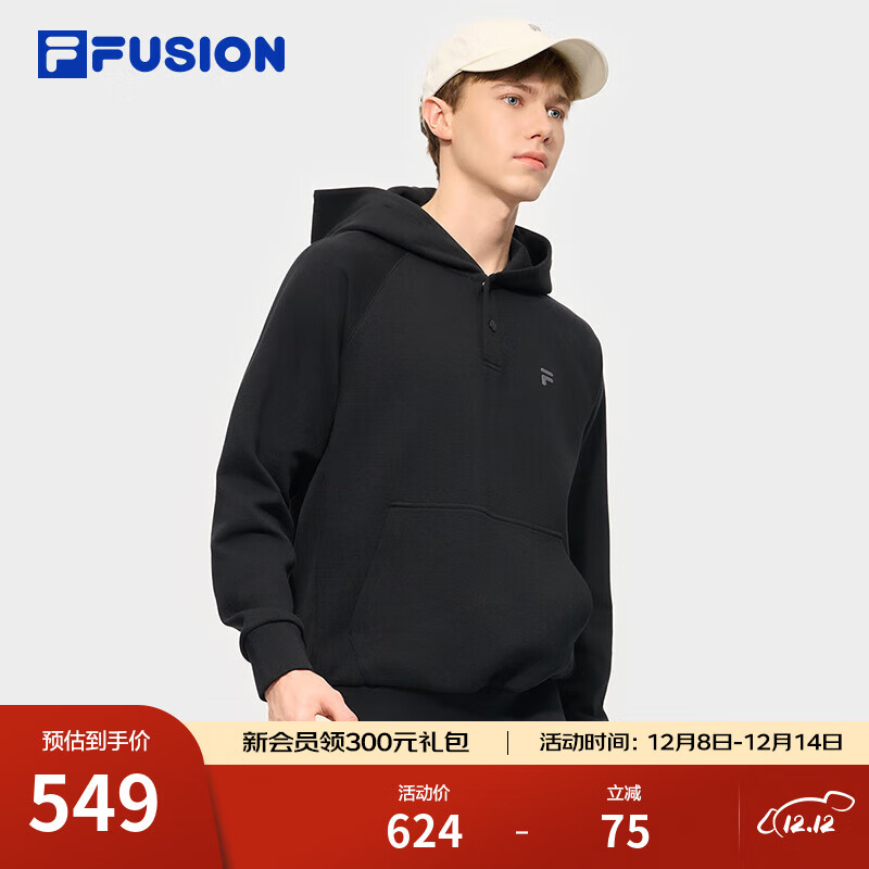 FILA FUSION��ֳ���������ñ����2025�����¿�ʱ�п�����֯���� ����ɫ-BK M 170/92A/M 517.8Ԫ
