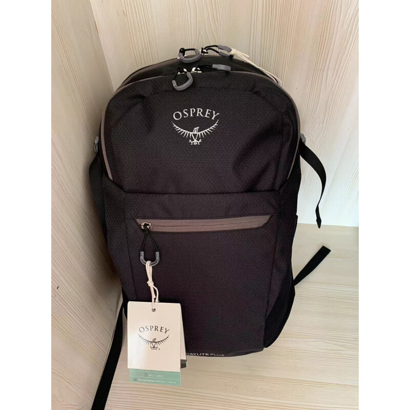OSPREY小鹰登山包户外徒步日光13L15L20L双肩包背包耐磨防泼水轻量户外 黑色20升 20L 以下