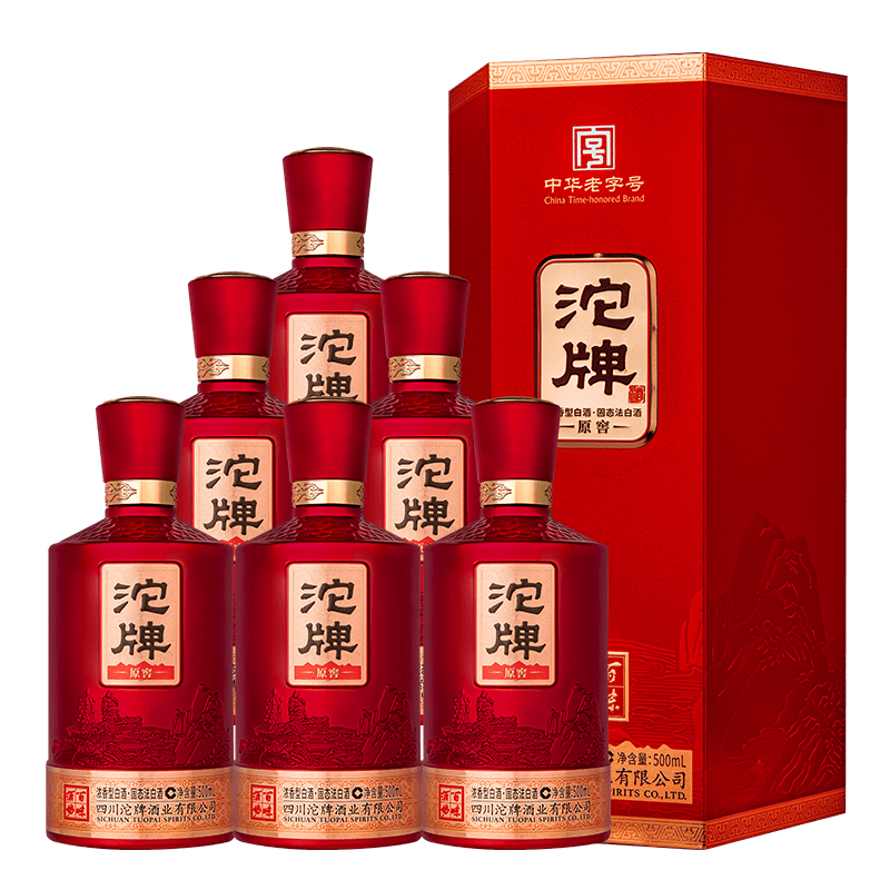 沱牌百味酒坊原窖  52度 浓香型白酒 500ml*6瓶 端午父亲节送礼