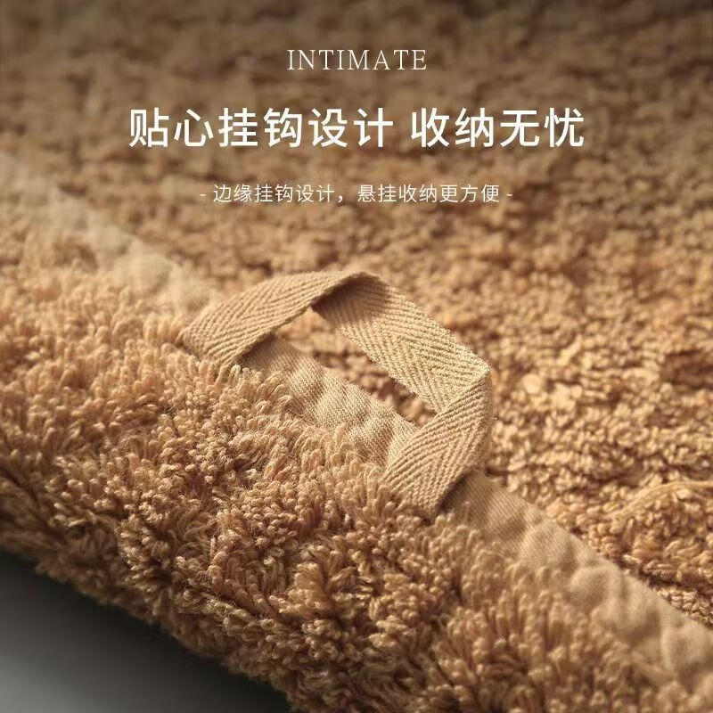 胖东来同款毛巾纯棉抗菌7a家用7新疆长绒棉洗脸加厚柔软家用通用 浅灰+米白 超级牛高档毛巾 0条 38cm*72cm