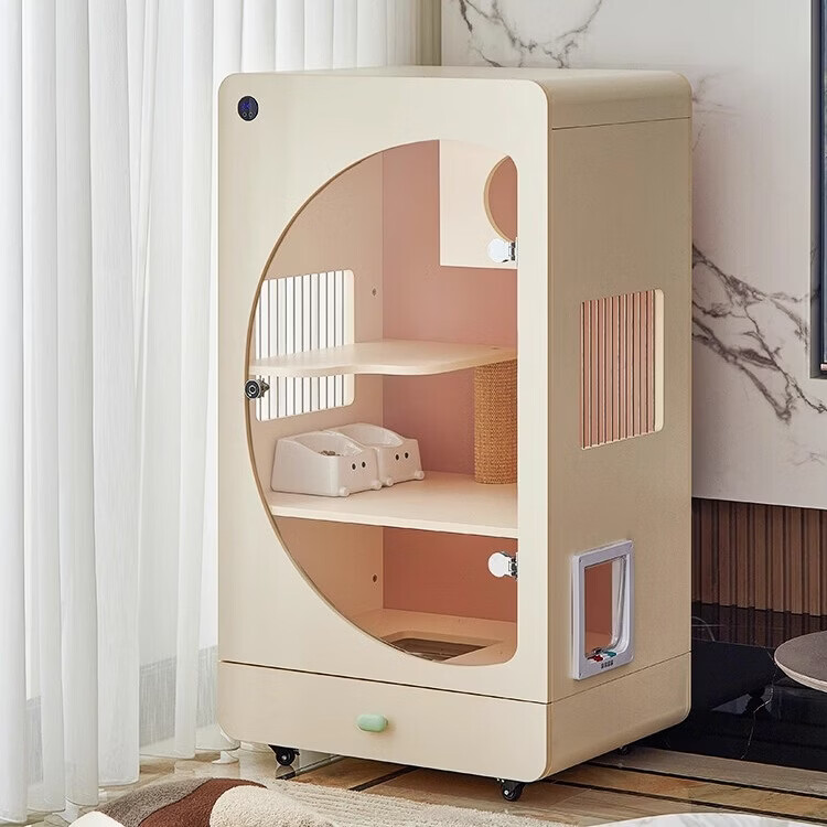 华元宠具（hoopet）【商仓】智能恒温猫别墅猫柜小型客厅家用猫笼子室内猫窝猫屋