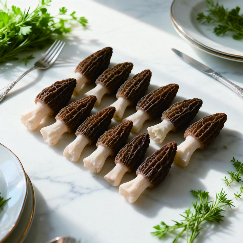 滇味十足（DIANWEISHIZU）云南新鲜羊肚菌 自然山珍鲜菌菇年货礼盒火锅食材顺丰空运 净重1斤【顺丰空运】