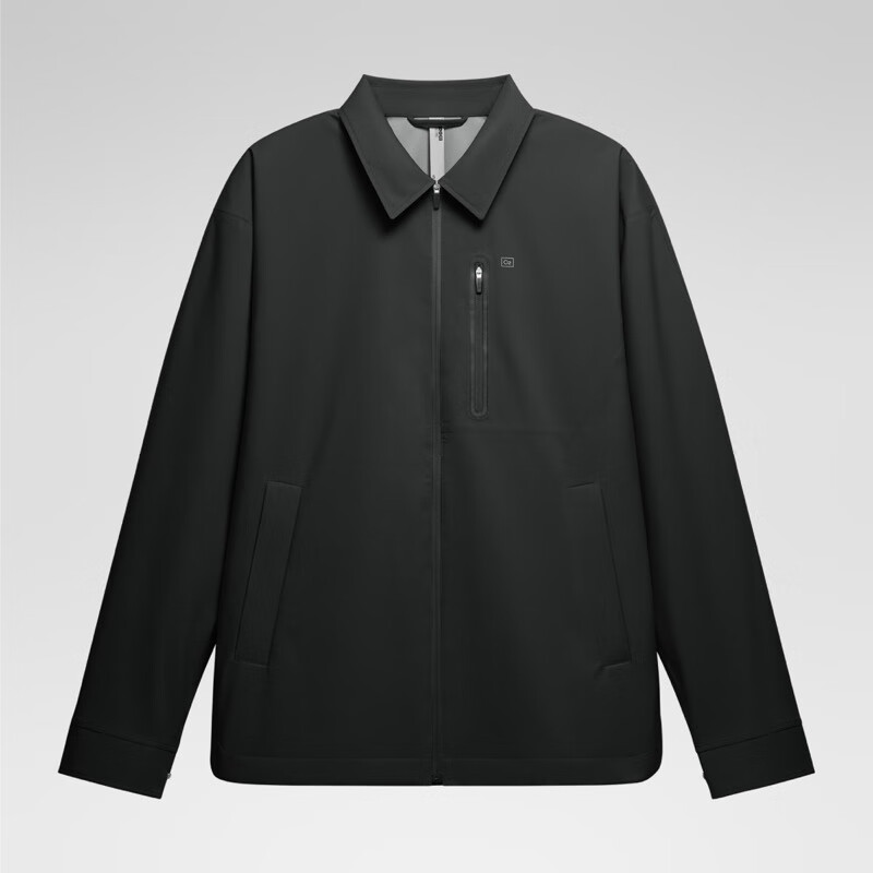 蕉内（Bananain）氧气男士夹克外套宽松防风防雨春季休闲百搭男装户外运动 黑色 M