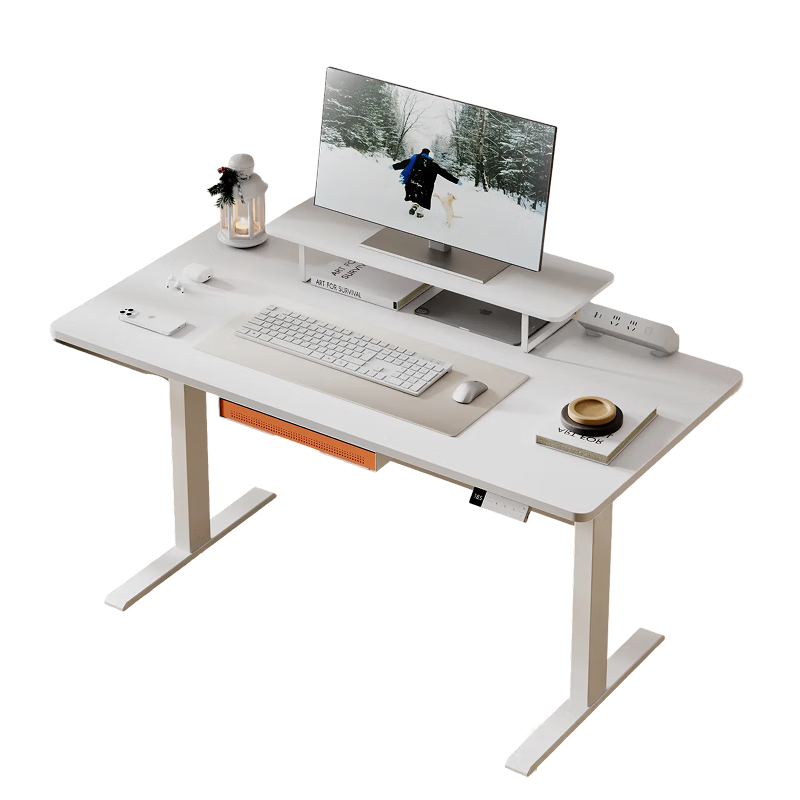 Brateck北弧电动升降桌电脑桌书桌电竞桌站立办公学习边桌子工作升降台S2