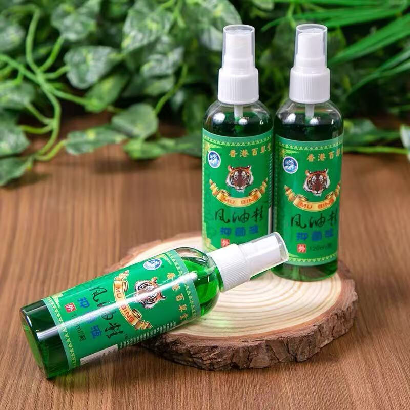 正品清爽风油精抑菌液喷雾式风油精老牌子正品大瓶防蚊子止痒 清爽喷雾驱蚊装1瓶120毫升