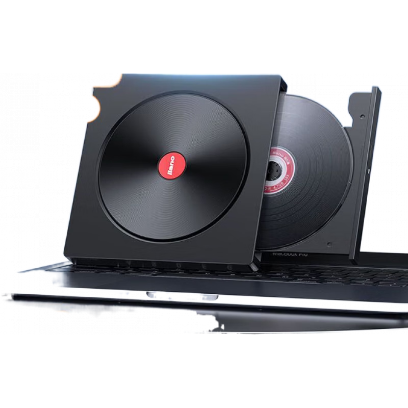 綠巨能（llano）外置光驅DVD外接USB3.0高速刻錄機播放CD臺式機筆記本通用 通用移動(dòng)外置光驅
