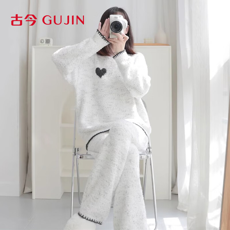 �Ž�GUJIN���ɰ���ʽ���ް����˯��Ů�ﶬ�Ҿӷ����⴩���뱣ů˯����װ 256.91Ԫ