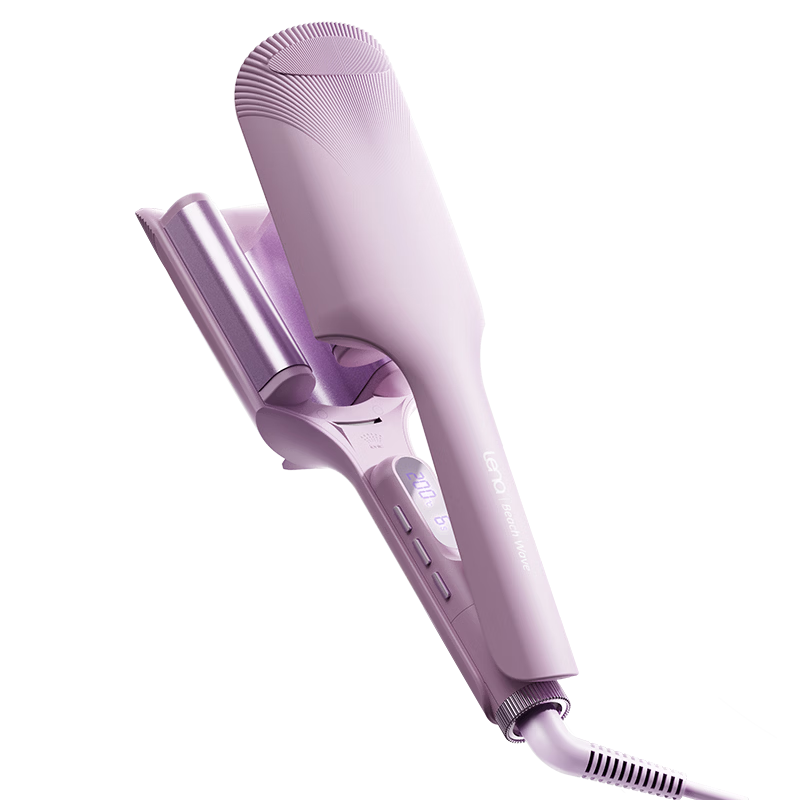 lena三管深V蛋卷棒负离子不伤发 蛋卷头卷发棒32mm 法式蛋蛋卷蛋卷夹水波纹夹板 年会礼品新年礼物 S18