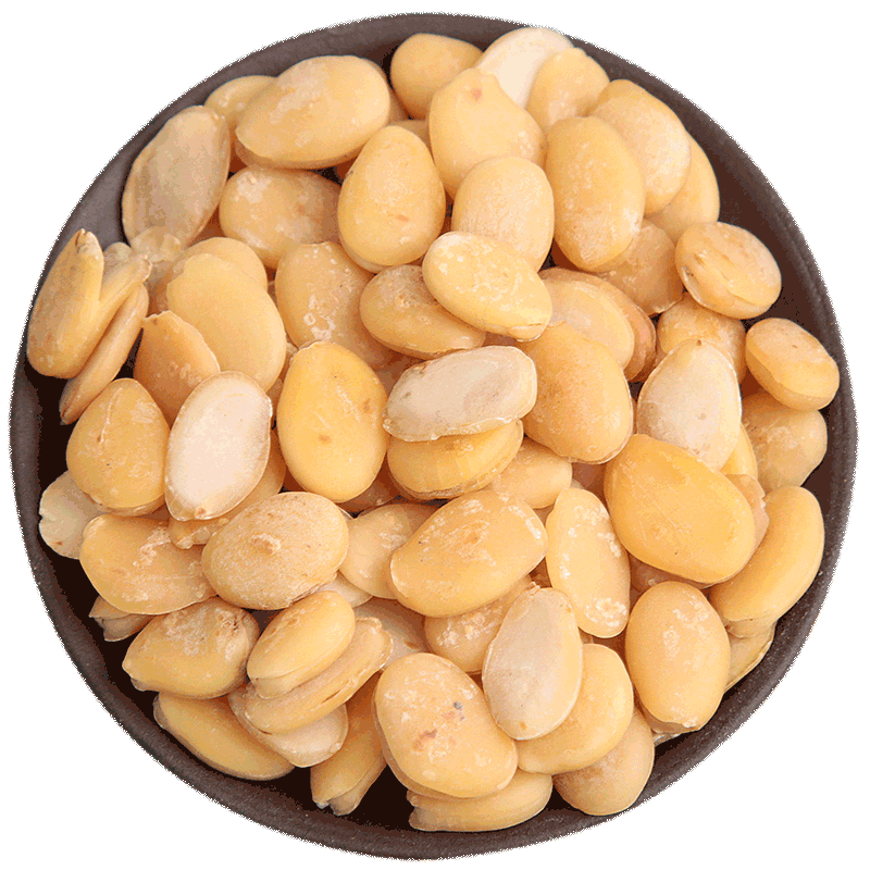 食味草精选炒白扁豆仁 熟白扁豆仁500克 可磨粉 去皮