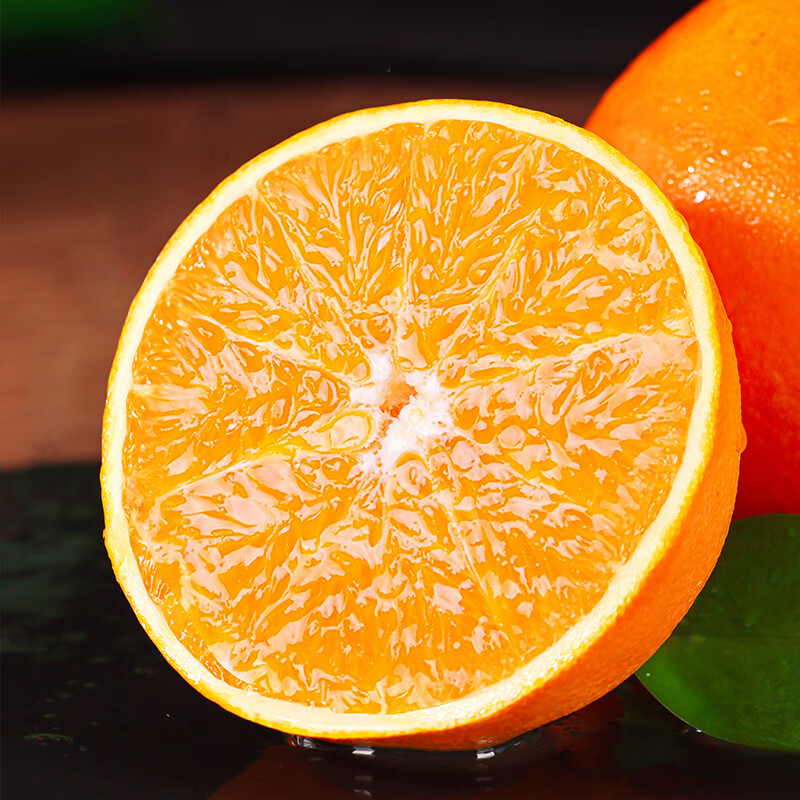 赣南脐橙新鲜橙子当季孕妇儿童水果薄皮多汁橙子大果赣南脐橙整箱 精品果净重4.5斤（单果60-70mm）