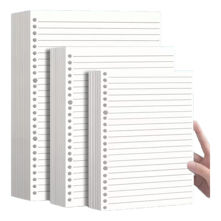 【开学福利价】活页本替芯26孔b5横线活页纸a5笔记本网格20孔大学生考研复习英语空白得力晨光同款 B5活页本替芯 横线-单本装【60张】