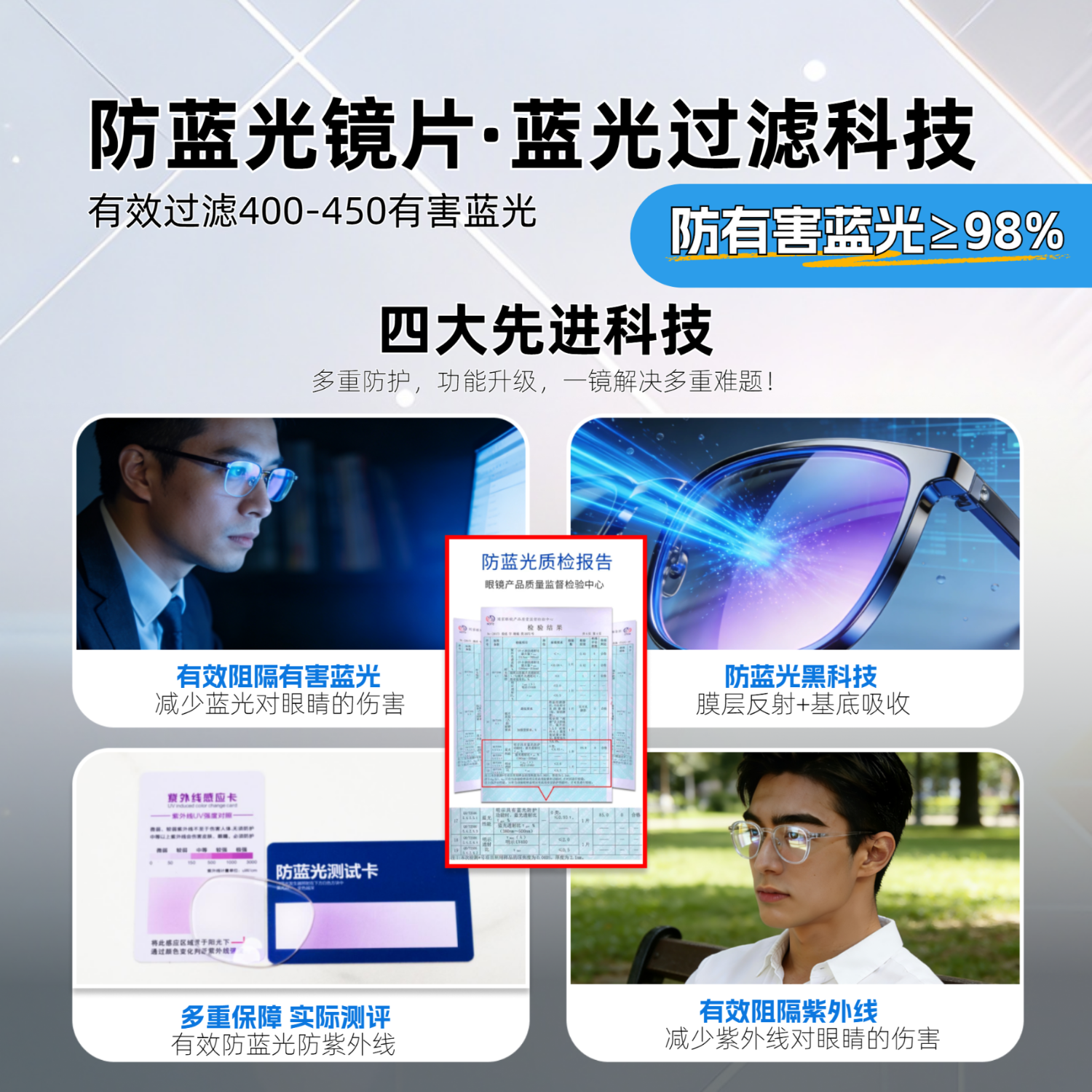 艾瑞奥专业配近视眼镜男女防蓝光散光防雾变色半框眉线框眉毛架纯钛镜架 升级【纯钛】镜框-黑银色-T72004（百搭） 配【防蓝光抗辐射】500度以内-1.60折射率