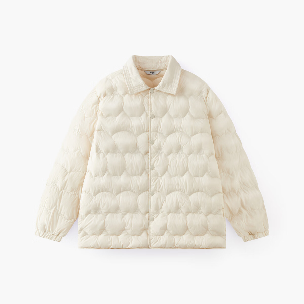 马骑顿【三防】MQD童装儿童轻薄羽绒衬衫2025冬季新款男女童抗菌羽绒服 藕合色 140