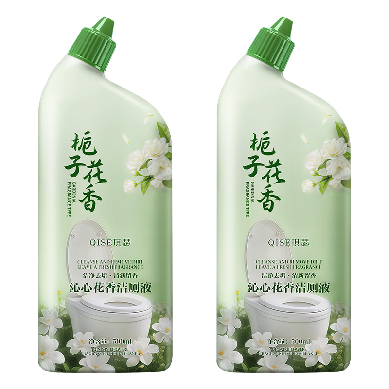 琪瑟栀子花香洁厕灵除垢除异味留香污垢尿碱黄渍瓷砖蹲厕所马桶清洁剂 栀子花香洁厕灵 500ml*1瓶,