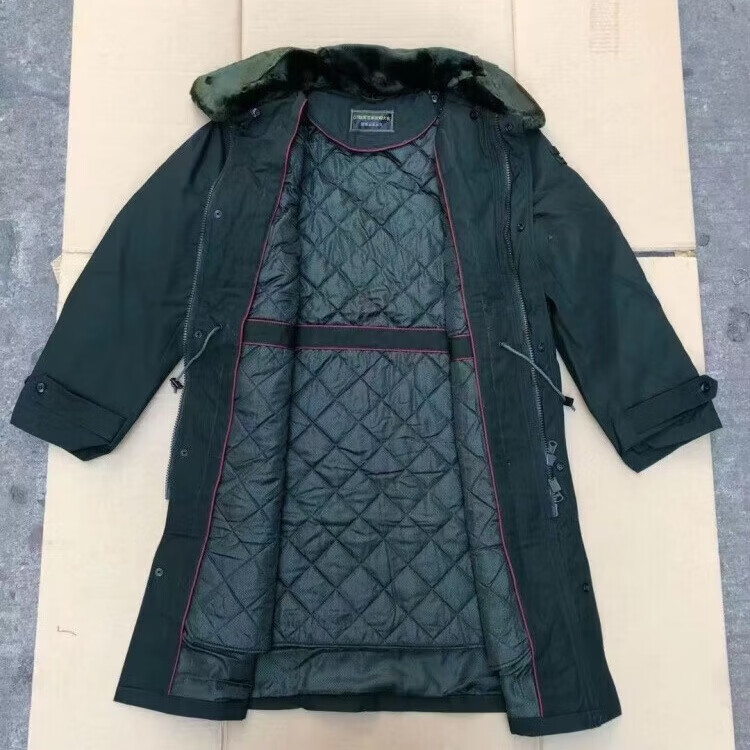 冬常棉服大衣户外寒区防寒可拆卸内胆保暖棉服大衣加厚长款军大衣 P-A-L干 185/92-96