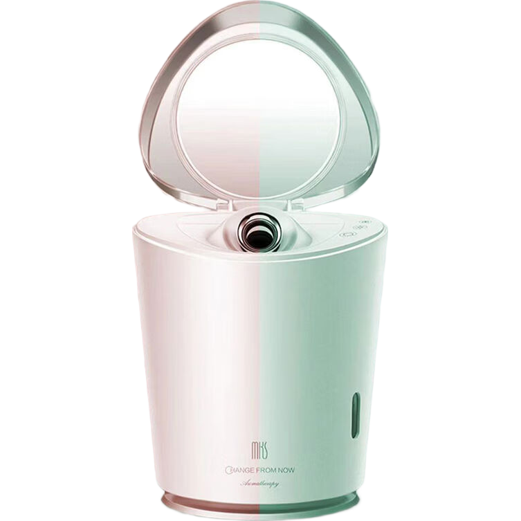 瑪可蓓莉冷熱雙噴霧蒸臉儀家用面部保濕美容儀臉部加濕器熱噴納米蒸臉機器 白色NV8398A冷噴+熱噴豪華款