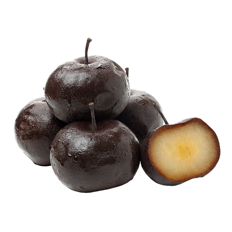 崎慕鲜遇东北冻梨冻秋梨大黑梨冷冻水果大冻梨东北特产哈尔滨特产梨 东北冻梨5斤中果（单果180g-230g）