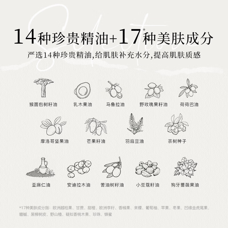 黛丝恩 Moist Diane日本进口留香精油沐浴露补水保湿 柑甜香型 +茉莉花香型 500ml