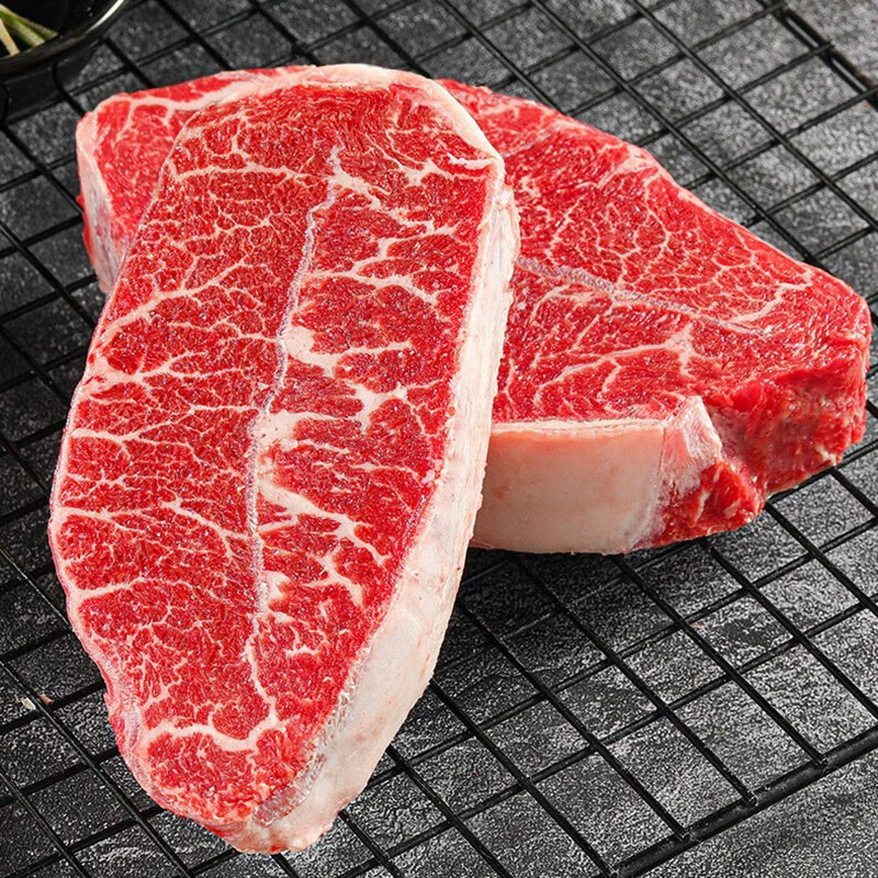 农夫好牛进口阿根廷谷饲板腱牛排1000g原切草饲西冷眼肉牛排减脂 牛肉生鲜 【1100g三拼】2西冷+2眼肉+3-5板腱