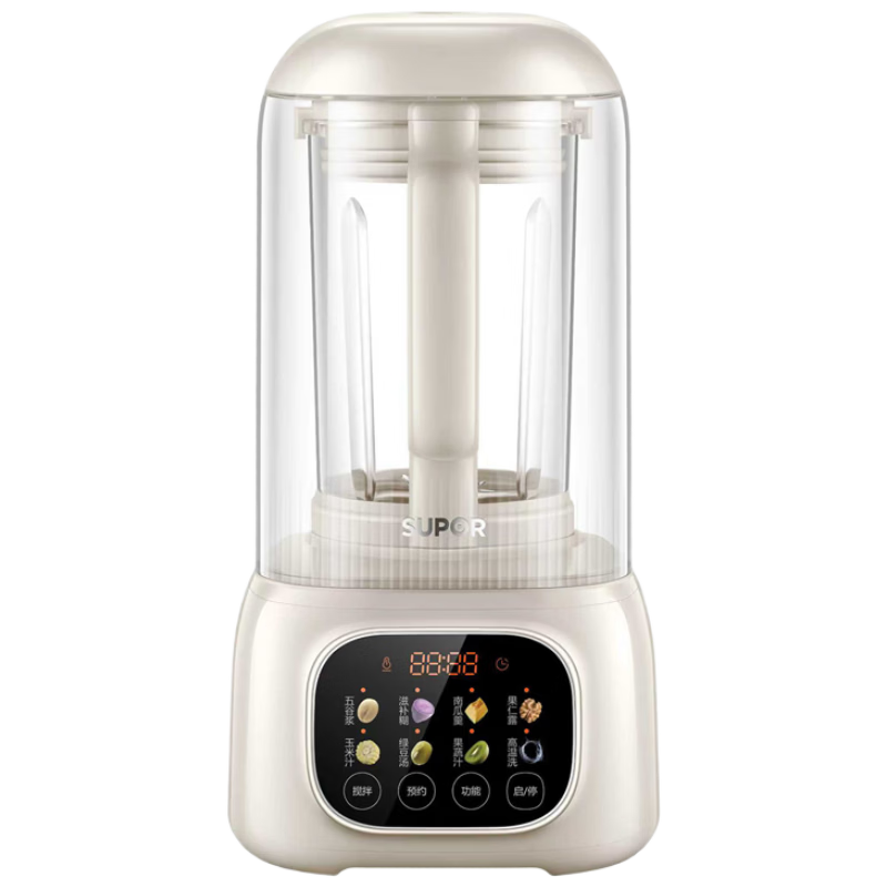 蘇泊爾(SUPOR)輕音破壁機 1.5L全自動家用 降噪豆?jié){機0涂層 有鈦發(fā)熱盤 高溫清洗料理機榨汁機SP319R