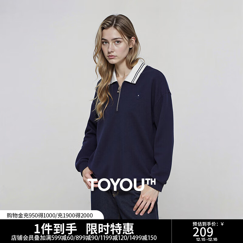 ��������Ů2025�����¿����ײɫPOLO��MIUϵ��ʽѧԺ��������� ����ɫ XL 324Ԫ