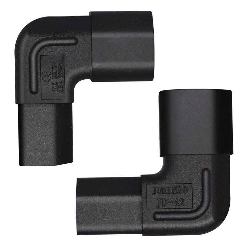 春程 服务器PDU/UPS APC电源转换插头IEC 320 C13转C14转接头 C13 双品字母头转换头 纯铜导体10A 250V 品字公母头转换头(C14转C13)