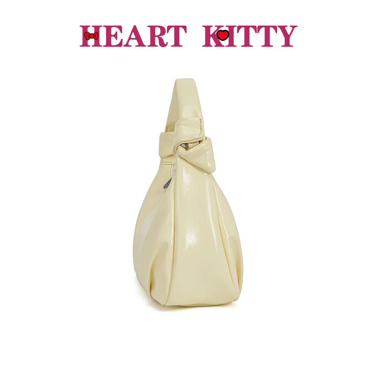 HEART KITTY轻奢时尚小众单肩腋下包女通勤高级质感手提斜挎小包包生日礼物包 6681黄色