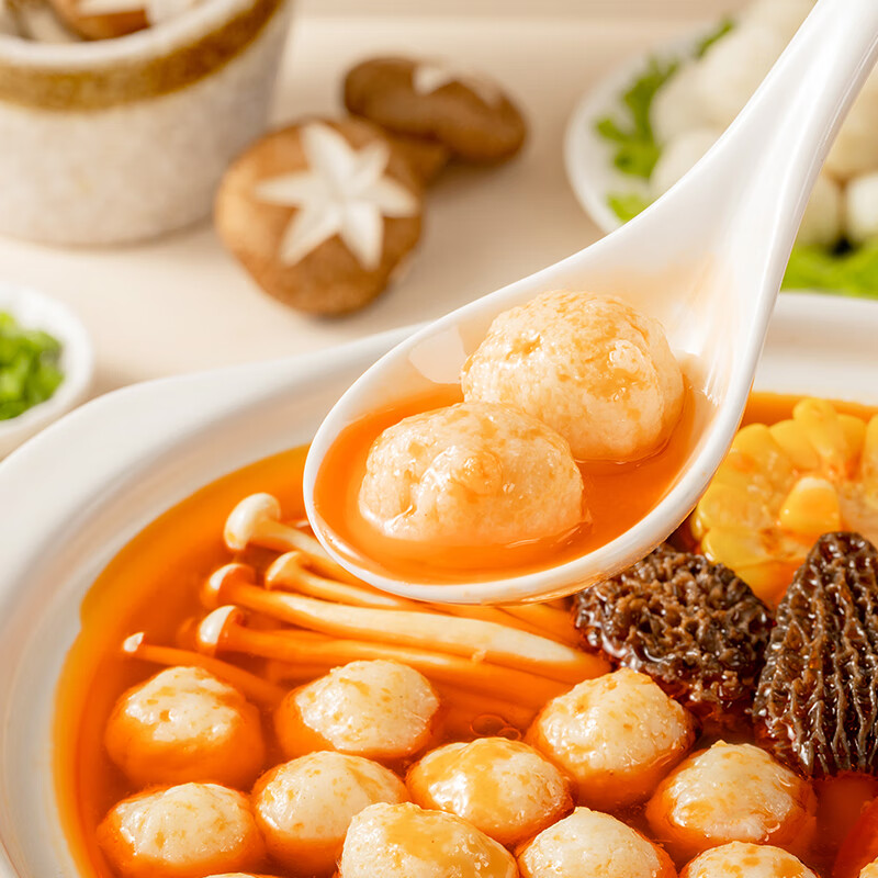 安井爆款丸子牛肉卷组合火锅烧烤麻辣烫关东煮食材家庭聚餐zy 到手11包