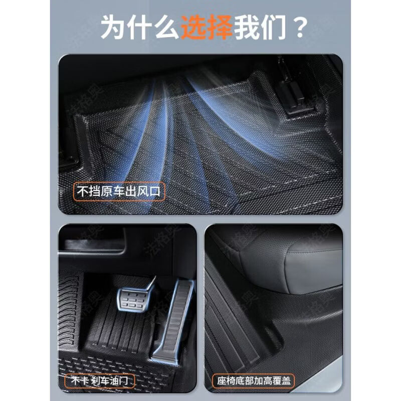 TXRMDX适用小鹏M03脚垫全包围专用2025款小鹏MONA M03包门槛TPE汽车脚垫