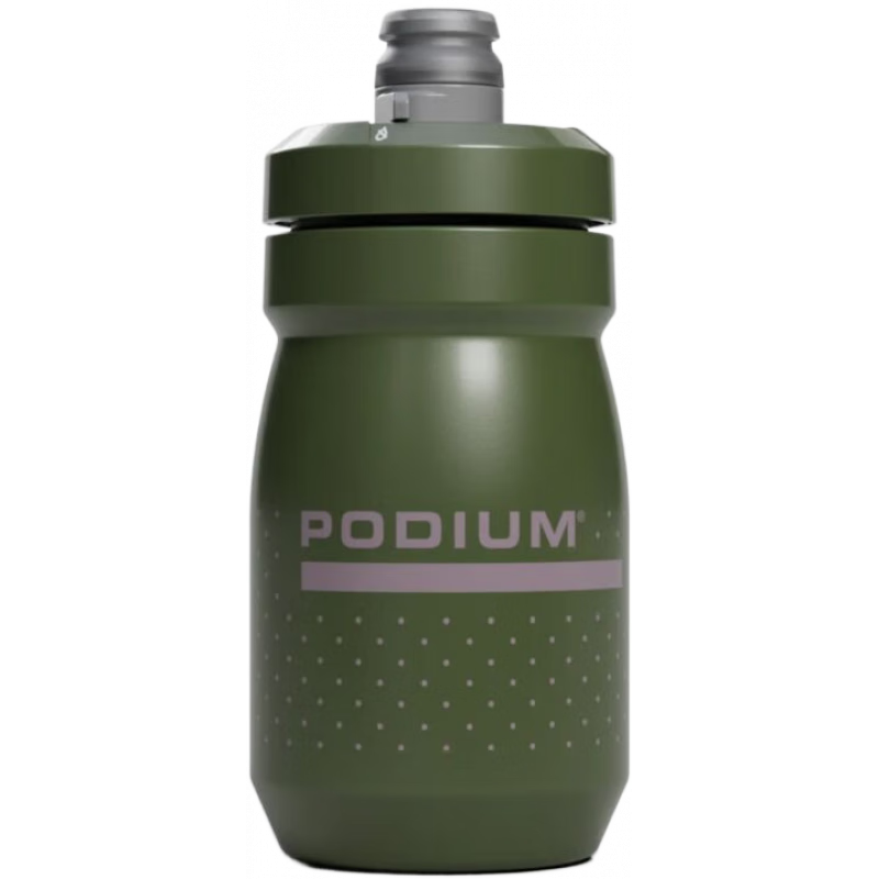 驼峰（CAMELBAK）Podium系列山地自行车水壶运动水壶自行车挤压式水瓶15oz/443ml Deep Fern 443ml 墨绿色