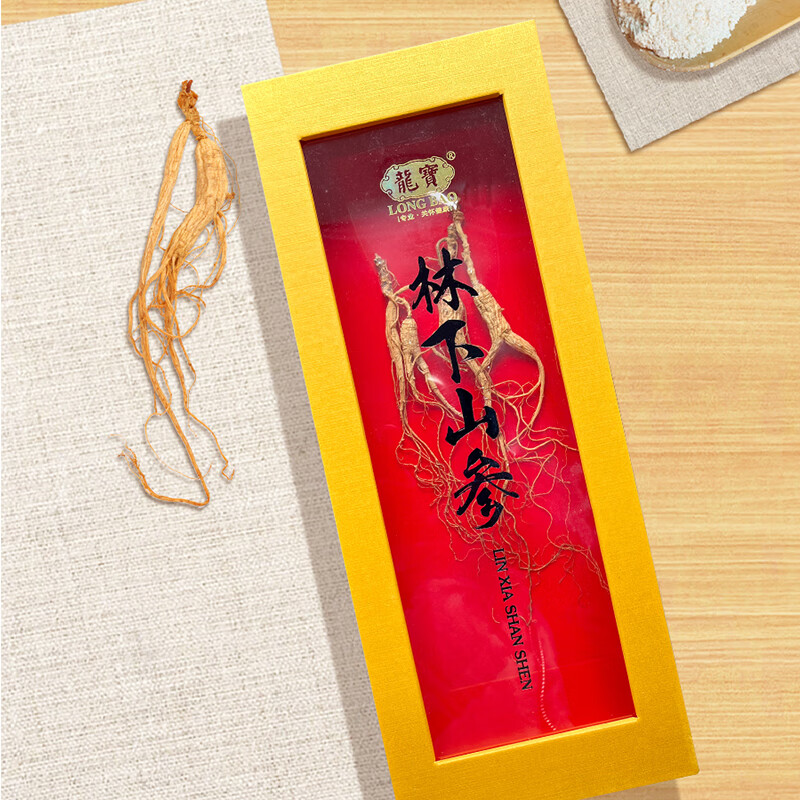 龙宝林下山参 10年林下山参 10g/盒 大气礼盒装 礼盒装 10g*1盒