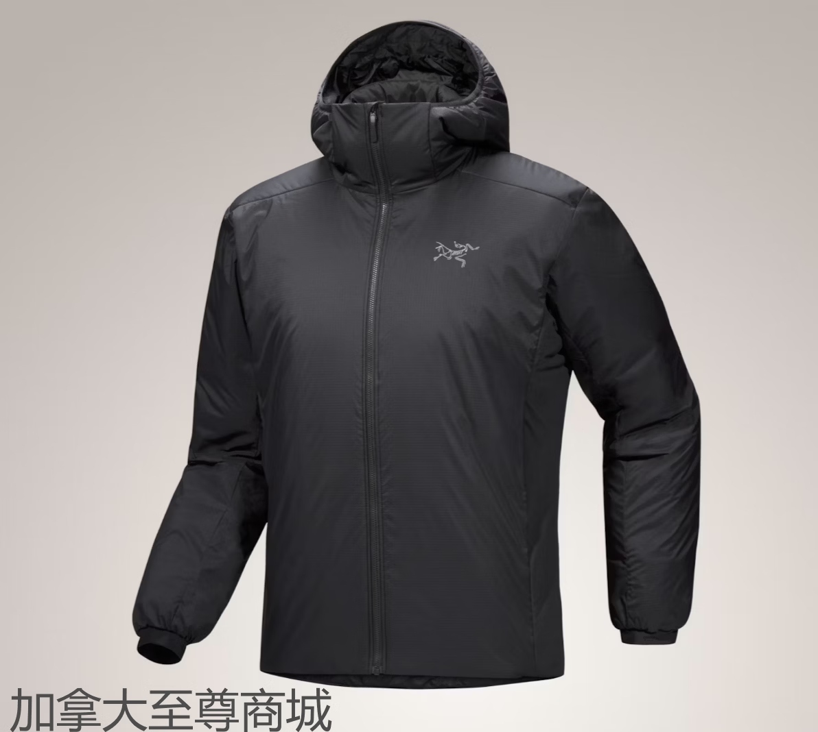 始祖鸟（ARC'TERYX）【特惠】加拿大直邮 始.祖.鸟Arc.teryx男士Atom SV 连帽保暖棉服 黑色Black 不退换  S