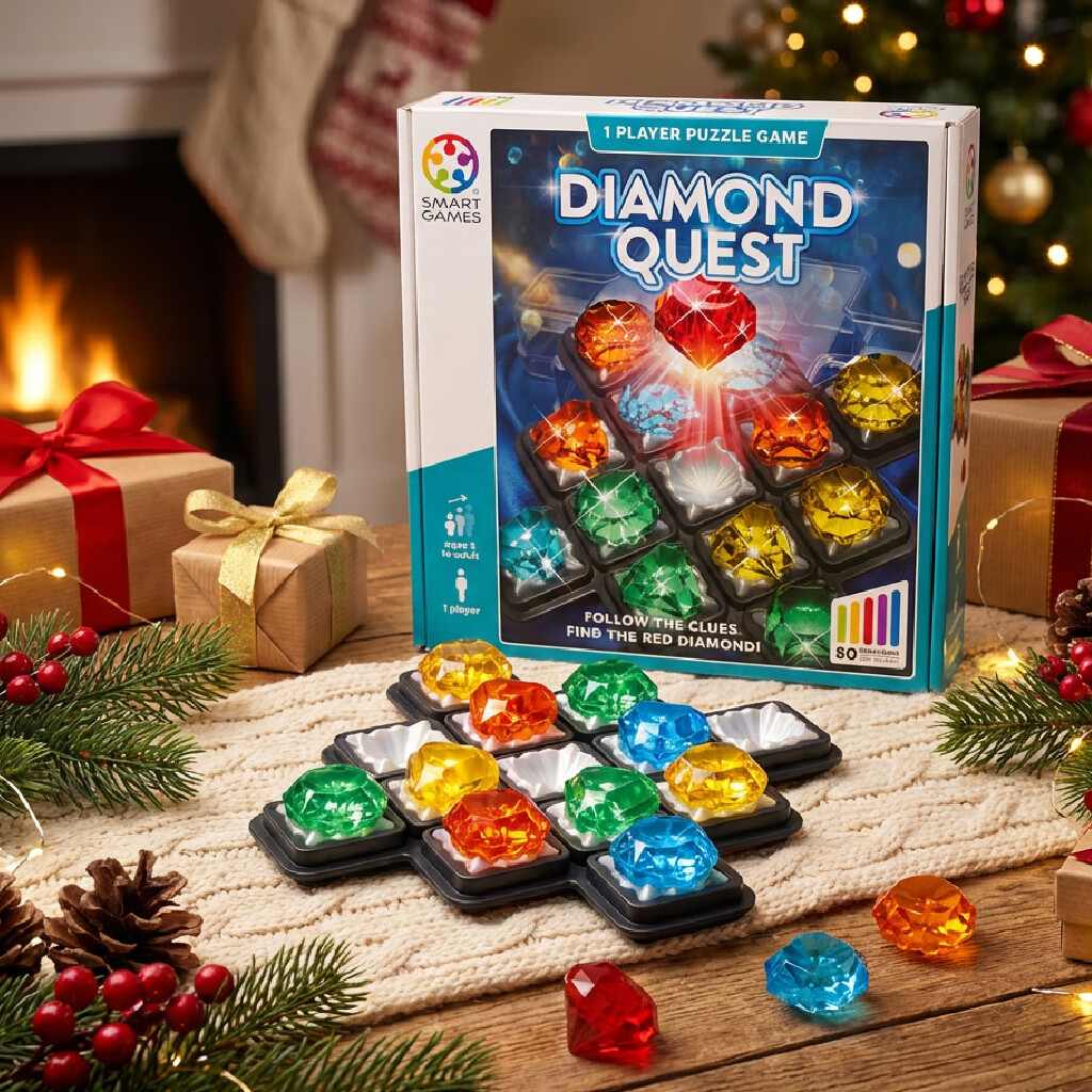 SMART GAMES钻石迷阵 儿童益智玩具桌游开发智力数独游戏 女孩开学礼物 8岁+ 钻石迷阵