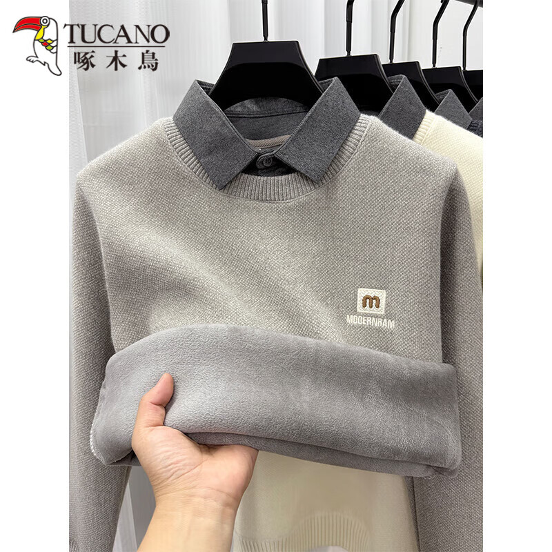 ���ڲ�������ľ��һ���޳������������ůë����ʿ���޼Ӻ�2025��װ�¿���֯����� ǳ��ɫ M ��90��-120� 86Ԫ