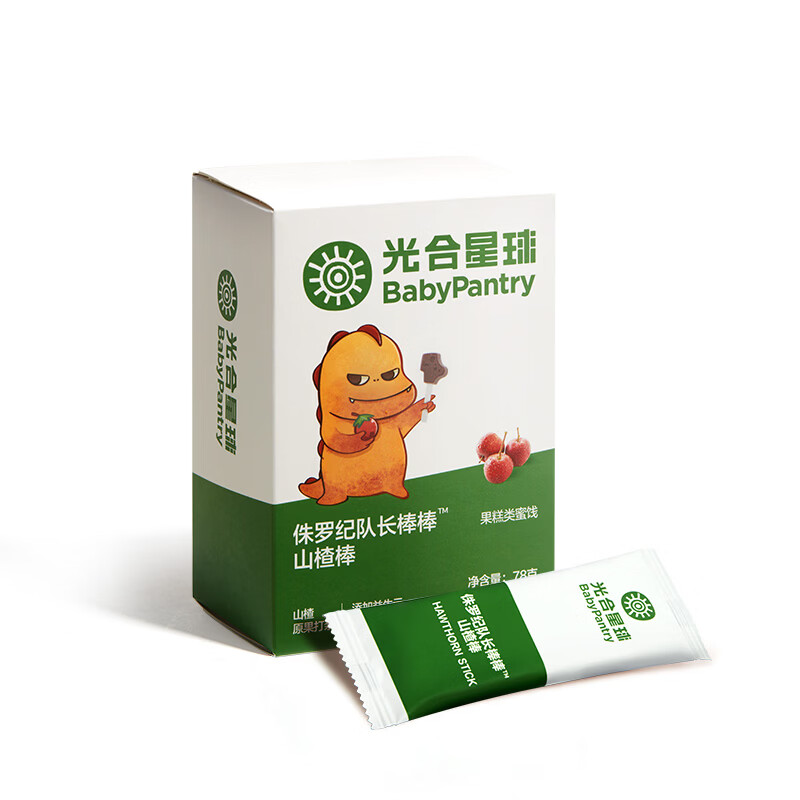 光合星球babycare儿童零食合集山楂果肉条饼干小馒头1 益生元山楂棒 78g*1盒