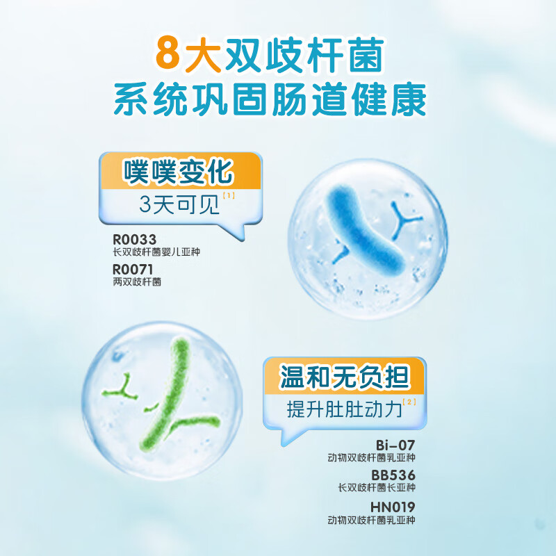 恩博维爱幼畅R52肠胃益生菌粉婴幼儿童0-3-6-18岁宝宝双歧杆菌 美国进口 爱幼畅R52益生菌+营养师服务 60g*1罐