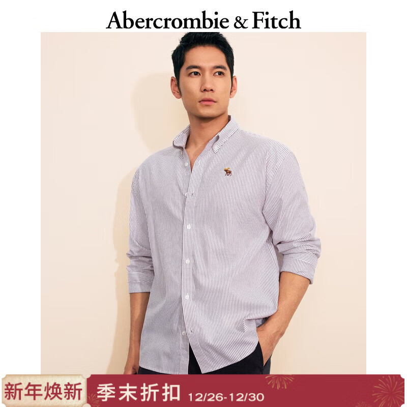 Abercrombie & Fitch��ţ�����������С��¹ͼ����װ25������ʽ�������125-5083 �غ�ɫ���� 2XL (185/124A)����ƫ��141.5Ԫ