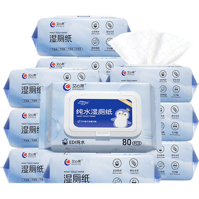 ���Ĺ� ��ˮʪ��ֽ Ůʿר��ʪ�� �и���ƨƨ 80��*2�� ��160�� 5.51Ԫ