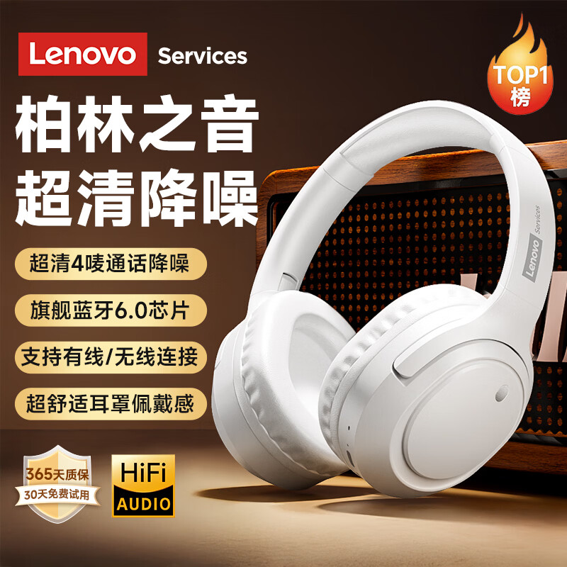lenovo/���� LS103 �������� ͷ��ʽ ��ɫ 61.57Ԫ